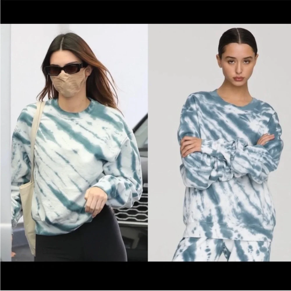 NWOT Good American | Tie Dye Sweatshirt - Size 2 (M)